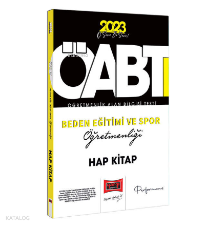 2023 KPSS ÖABT Beden Eğitimi ve Spor Öğretmenliği Hap Kitap