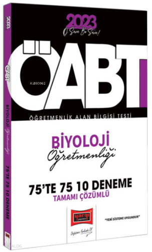 2023 KPSS ÖABT Biyoloji Öğretmenliği Tamamı Çözümlü 10 Deneme