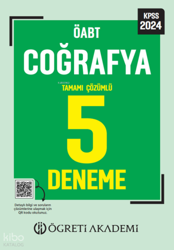 2023 KPSS ÖABT Coğrafya 5 Deneme