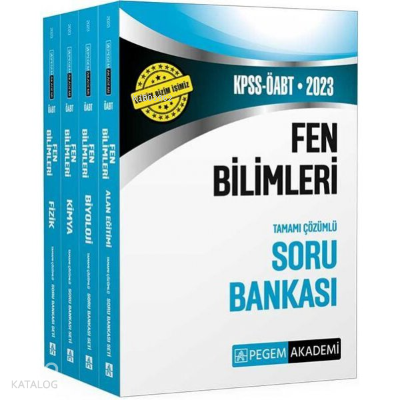2023 KPSS ÖABT Fen Bilimleri Soru Bankası
