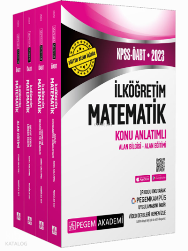 2023 KPSS ÖABT İlköğretim Matematik Konu Anlatımlı
