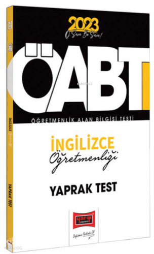 2023 KPSS ÖABT İngilizce Öğretmenliği Çek Kopart Yaprak Test | Kolekti