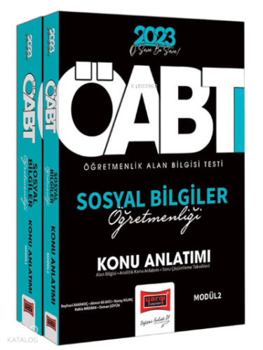 2023 KPSS ÖABT Sosyal Bilgiler Öğretmenliği Konu Anlatımı (2 Cilt)