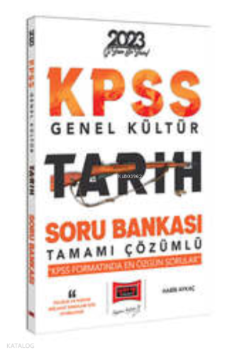 2023 KPSS (Polislik ve Kurum Mülakat Sınavları İçin) Genel Kültür Tarih Tamamı Çözümlü Soru Bankası
