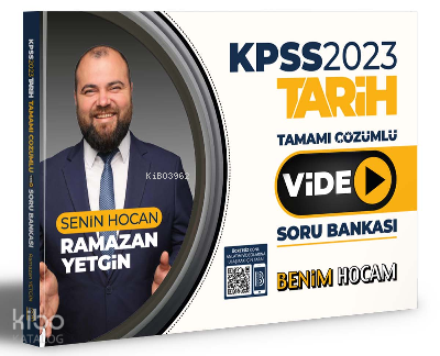 2023 KPSS Tarih Tamamı Video Çözümlü Soru Bankası