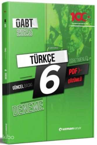 2023 Öabt 6 Deneme Türkçe | Kolektif | Uzman Kariyer Yayınları (Hazırl