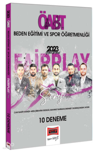 2023 ÖABT Beden Eğitimi ve Spor Öğretmenliği Fairplay Serisi Tamamı Çözümlü 10 Deneme
