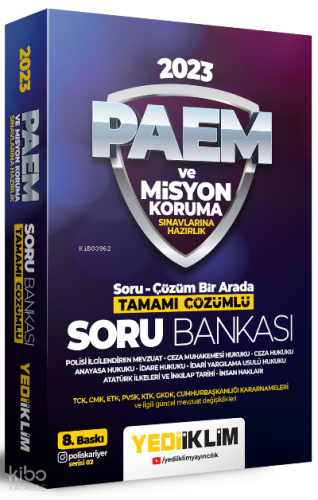 2023 PAEM ve Misyon Koruma Sınavlarına Hazırlık Tamamı Çözümlü Soru Bankası