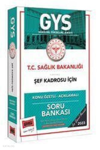 2023 Sağlık Bakanlığı Şef Kadrosu İçin Konu Özetli Açıklamalı Soru Bankası