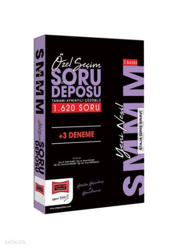 2023 Smmm Tamamı Ayrıntılı Çözümlü Özel Seçim Soru Deposu +3 Deneme