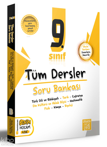 2024 9. Sınıf Tüm Dersler Soru Bankası