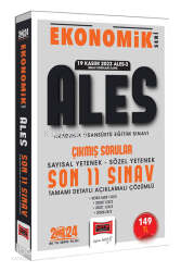 2024 ALES Ekonomik Seri Çıkmış Sorular Tamamı Çözümlü Son 11 Sınav | K