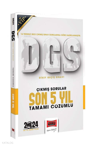2024 DGS Çıkmış Sorular Tamamı Çözümlü Son 5 Yıl (16 Temmuz 2023 Sınav