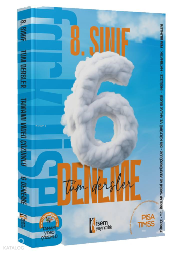 2024 Farklı İsem 8.Sınıf Tüm Dersler 6 Deneme – Tamamı Video Çözümlü