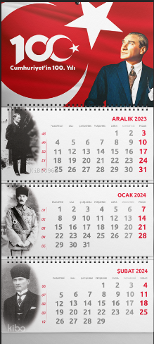 2024 Gemici Duvar Takvimi- 100. Yıl