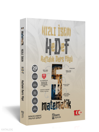 2024 Hızlı İsem Hedef 5 Sınıf Matematik Haftalık Ders Föyü | Serkan Ke