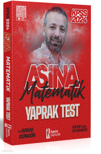 2024 İsem KPSS Aşina Matematik Çek -Kopart Yaprak Test