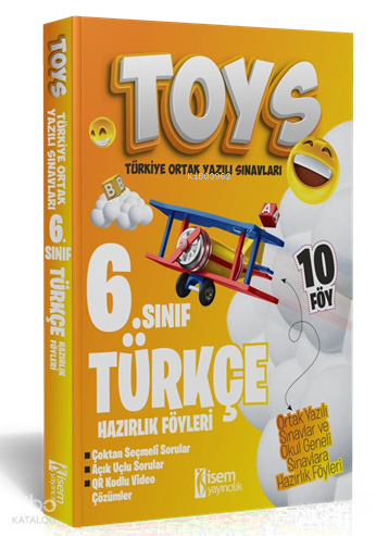 2024 İsem Toys 6. Sınıf Türkçe Hazırlık Föyleri
