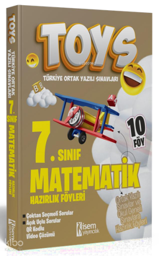 2024 İsem Toys 7. Sınıf Matematik Hazırlık Föyleri