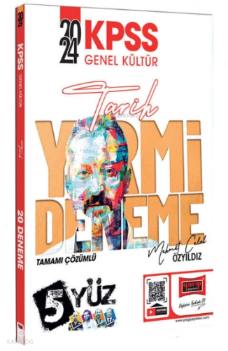 2024 KPSS 5Yüz Ekibi Tarih Tamamı Çözümlü 15 Deneme | Mehmet Celal Özy