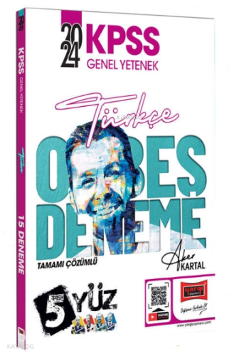 2024 KPSS 5Yüz Ekibi Türkçe Tamamı Çözümlü 15 Deneme