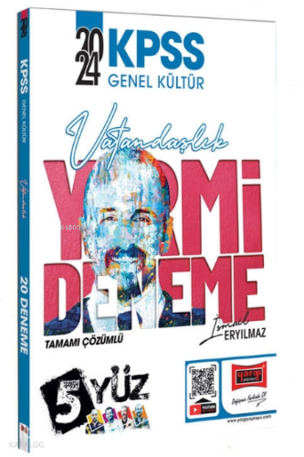 2024 KPSS 5Yüz Ekibi Vatandaşlık Tamamı Çözümlü 15 Deneme
