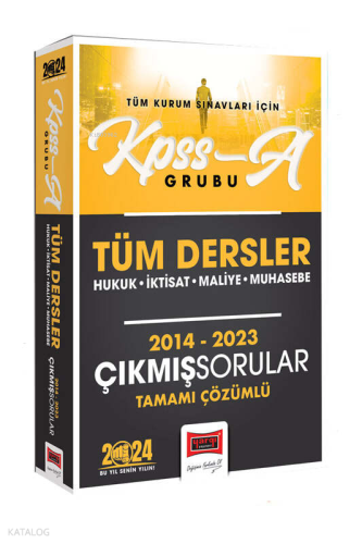 2024 KPSS A Grubu Tüm Dersler Hukuk-İktisat-Maliye-Muhasebe Tamamı Çöz