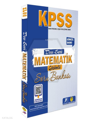 2024 KPSS Dev Seri-Matematik Soru Bankası | Kolektif | Tasarı Eğitim Y