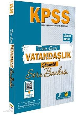 2024 KPSS Dev Seri- Vatandaşlık Soru Bankası | Kolektif | Tasarı Eğiti