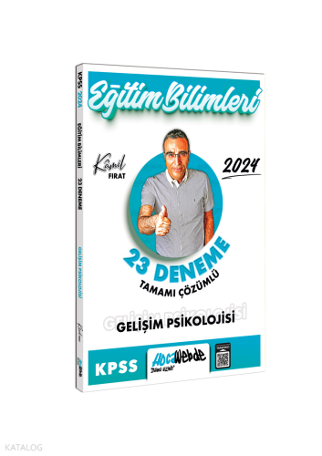 2024 KPSS Eğitim Bilimleri Gelişim Psikolojisi Tamamı Çözümlü 23 Deneme