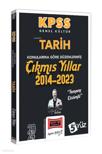 2024 KPSS Genel Kültür Tarih Konularına Göre Düzenlenm | Mehmet Celal 