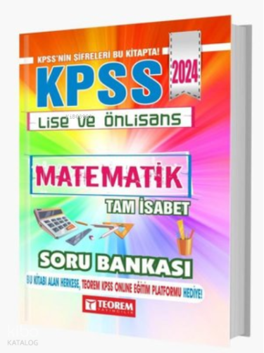 2024 KPSS Lise Ön Lisans Tam İsabet Matematik Soru Bankası | Kolektif 