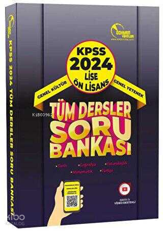 2024 KPSS Lise Ön Lisans Tüm Dersler Tek Kitap Soru Bankası