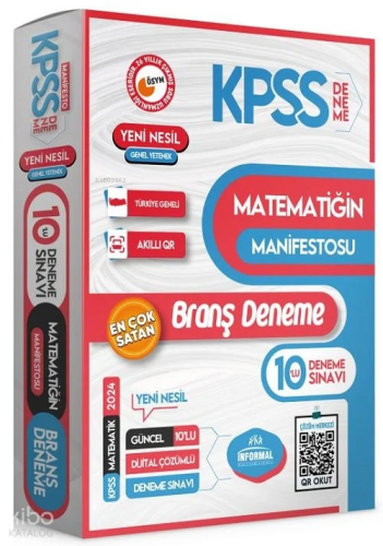 2024 KPSS Matematiğin Manifestosu 10 Deneme Çözümlü