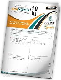 2024 KPSS ÖABT Anamorfik Lise/Ortaöğretim Matematik Türkiye Geneli D.Çözümlü Deneme 10/6.Kitapçık