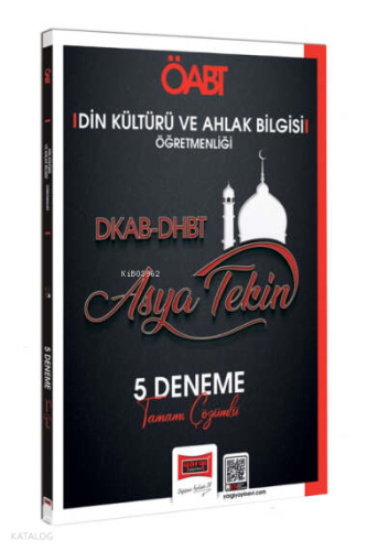 Yargı Yayınevi KPSS ÖABT DKAB-DHBT Din Kültürü ve Ahlak Bilgisi Öğretmenliği Tamamı Çözümlü 5 Deneme