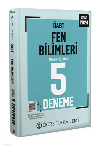 2024 KPSS ÖABT Fen Bilimleri Tamamı Çözümlü 5 Deneme