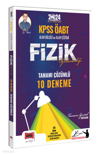 2024 KPSS ÖABT Fizik Öğretmenliği Tamamı Çözümlü 10 Deneme