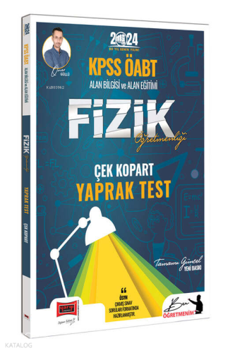 2024 KPSS ÖABT Fizik Öğretmenliği Yaprak Test