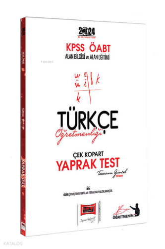 KPSS ÖABT Türkçe Öğretmenliği Yaprak Test