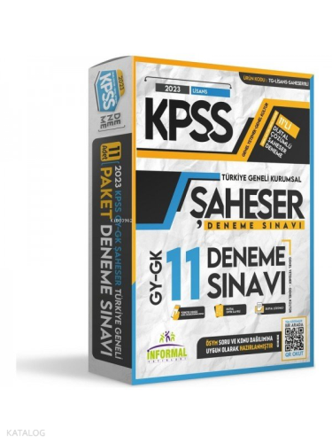 2024 KPSS Ön Lisans Yazarlar Karması GY- GK Türkiye Geneli Kurumsal 10’lu Dijital Çözümlü Paket Deneme