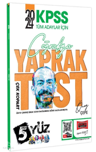 2024 KPSS Tüm Adaylar İçin 5Yüz Coğrafya Çek Kopart Yaprak Test