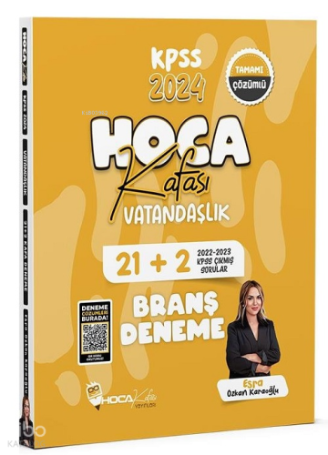 2024 KPSS Vatandaşlık 21+2 Deneme Çözümlü