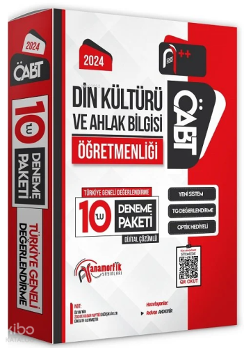 2024 ÖABT Din Kültürü ve Ahlak Bilgisi Öğretmenliği Türkiye Geneli 10 Deneme Dijital Çözümlü