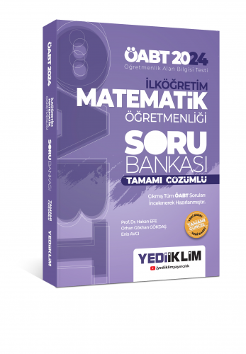 2024 ÖABT İlköğretim Matematik Öğretmenliği Tamamı Çözümlü Soru Bankası