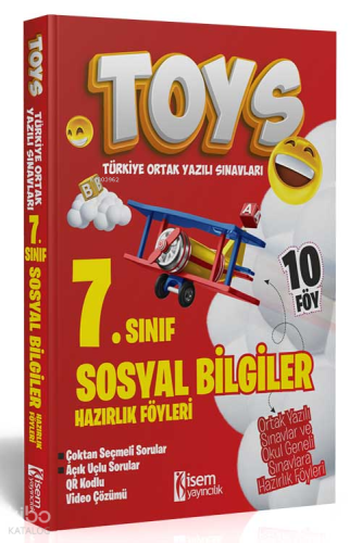 2024 TOYS 7. Sınıf Sosyal Bilgiler Hazırlık Föyleri İsem Yayıncılık