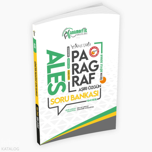 2024 Yeni Sistem DGS Türkçe Anamorfik Paragraf Konu Özetli Dijital Çözümlü Soru Bankası