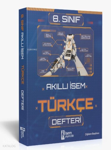 2025 Akıllı 8. Sınıf Türkçe Defteri İsem Yayıncılık