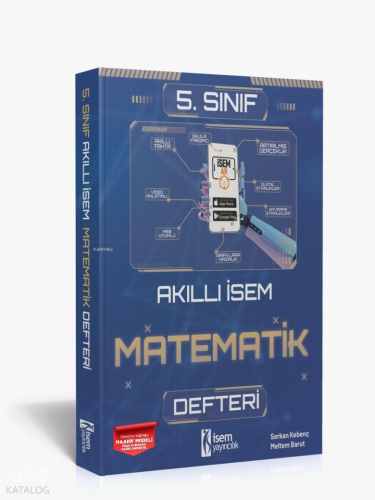 2025 Akıllı İsem 5.Sınıf Matematik Defteri
