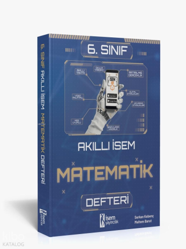 2025 Akıllı İsem 6.Sınıf Matematik Defteri